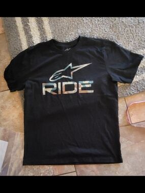 Alpinestars Ride Logo Graphic Tee - Black